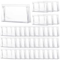 Bolsa de maquiagem Xuniea Mini Clear 50 unidades impermeáveis de PVC transparente