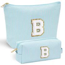 Bolsa de maquiagem YOOLIFE 2 Travel para mulheres com divisões e compartimentos Bolsa de maquiagem YOOLIFE 2 Travel para mulheres com divisões e compartimentos