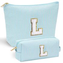 Bolsa de maquiagem YOOLIFE Cute Personalizada Initial para mulheres Bolsa de maquiagem YOOLIFE Cute Personalizada Initial para mulheres