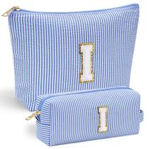 Bolsa de maquiagem YOOLIFE, presentes de aniversário para mulheres, adolescentes, meninas, azul Bolsa de maquiagem YOOLIFE, presentes de aniversário para mulheres, adolescentes, meninas, azul