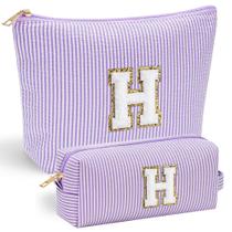 Bolsa de maquiagem YOOLIFE, presentes de aniversário personalizados para amigos, 2 unidades