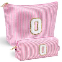 Bolsa de maquiagem YOOLIFE Presentes de Dia das Mães para mamãe com inicial