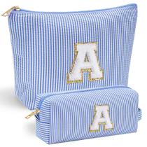 Bolsa de maquiagem YOOLIFE Teen Girl Gifts azul para crianças de 13 a 15 anos