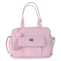 Bolsa De Maternidade Grande Hug Luxuosa Rosa