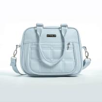 Bolsa de Maternidade Hug Média Caramelo Azul Bebê