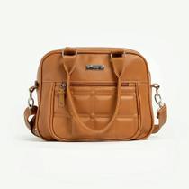 Bolsa de Maternidade Hug Média Linha Caramelo