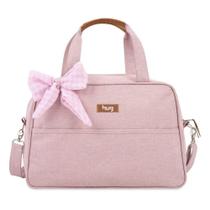 Bolsa de Maternidade Hug Média Mescla Rosa Bolsa de Maternidade Hug Média Mescla Rosa