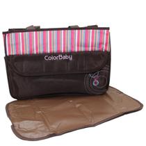 Bolsa De Maternidade Impermeável Bebê Rosa Menina + Trocador