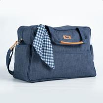 Bolsa de Maternidade Mescla Grande Azul Marinho Hug
