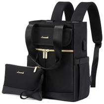 Bolsa de mochila LOVEVOOK conversível Mini preta Bolsa de mochila LOVEVOOK conversível Mini preta