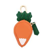 Bolsa De Moeda Mini Em Couro PU Com Estampa De Melancia E Cenoura Para Mulheres, Estilo Coreano