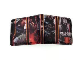 Bolsa de moedas de anime Wallet Calls Dutys, curta dobrável de couro Bolsa de moedas de anime Wallet Calls Dutys, curta dobrável de couro