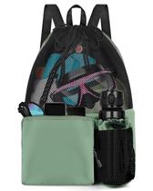 Bolsa de natação BROTOU 47x40cm Mochila de malha Wet Pocket