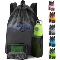 Bolsa de natação HOHOM Mesh Beach Drawstring Mochila impermeável Bolsa de natação HOHOM Mesh Beach Drawstring Mochila impermeável