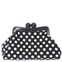 Bolsa de noite Clutch Purse Menurra Polka Dot para mulheres Bolsa de noite Clutch Purse Menurra Polka Dot para mulheres