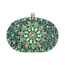 Bolsa De Noite Com Strass De Diamante, Clutch De Metal Com Corrente, Bolsa De Ombro Para Mulheres,