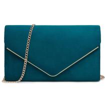 Bolsa de noite Dasein Faux Suede para mulheres