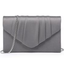 Bolsa de noite Dasein Velvety Plissada Envelope Clutch Women