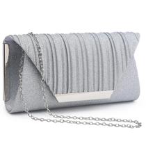 Bolsa de noite Dasein Wedding Purse Clutch com glitter para mulheres Bolsa de noite Dasein Wedding Purse Clutch com glitter para mulheres