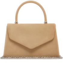 Bolsa de noite Dasein Women Party Clutch Wedding Velvet-Camel