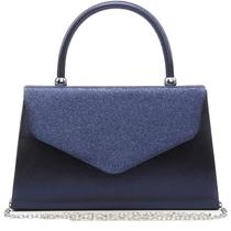 Bolsa de noite Dasein Women Party Clutches, bolsas de casamento, azul marinho Bolsa de noite Dasein Women Party Clutches, bolsas de casamento, azul marinho