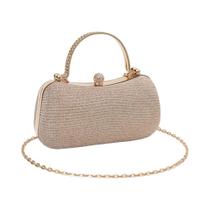 Bolsa De Noite Elegante Em Forma De Ovo Com Strass E Contas, Clutch De Ombro Com Corrente Para Bolsa De Noite Elegante Em Forma De Ovo Com Strass E Contas, Clutch De Ombro Com Corrente Para