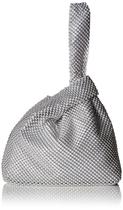 Bolsa de noite Jessica McClintock Logan Mesh Silver Bolsa de noite Jessica McClintock Logan Mesh Silver