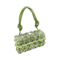 Bolsa de Noite Luxo com Strass Prateado - Bolsa de Festa para Mulheres