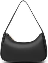 Bolsa de ombro Afashor Vegan Leather Hobo Sling Tote preta Bolsa de ombro Afashor Vegan Leather Hobo Sling Tote preta