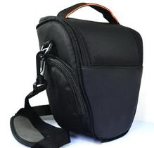 Bolsa De Ombro Alça Câmera Fotográfica Dslr Preta Bag Case