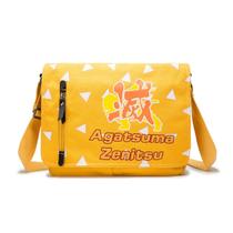Bolsa de ombro Anime Demons Slayers Agatsuma Zenitsu para crianças Bolsa de ombro Anime Demons Slayers Agatsuma Zenitsu para crianças