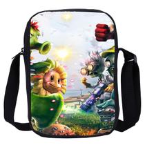 Bolsa de ombro Anime Plants vs Zombies Oxford 16x6x24cm