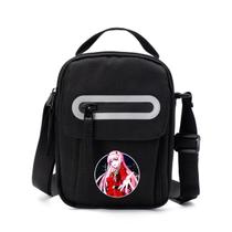 Bolsa de ombro Anime Zero Two Messenger Bag 16x8x22cm