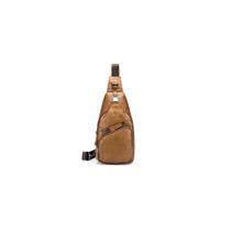 Bolsa de ombro Bull Captain Mod Cross de couro genuíno masculina