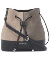 Bolsa de ombro Calvin Klein Gabrianna Novelty Grey para mulheres