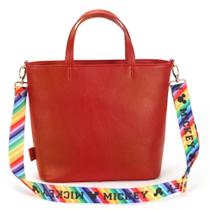 Bolsa De Ombro Casual Feminina Mickey Mouse Disney Luxcel