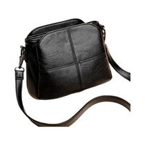 Bolsa De Ombro Casual Simples Em Couro PU Para Mães De Meia Idade, Bolsa Pequena Magnífica