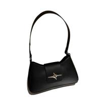 Bolsa De Ombro Clássica Feminina Em Couro PU Vintage, Bolsa Transversal Pequena E Fashion