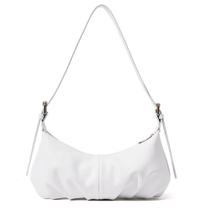 Bolsa de ombro CLUCI Dumpling Small Hobo Vegan Leather Feminina Bolsa de ombro CLUCI Dumpling Small Hobo Vegan Leather Feminina