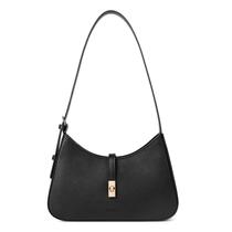 Bolsa de ombro CLUCI para mulheres em material vegano preta