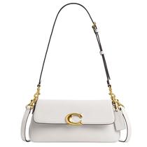 Bolsa de Ombro Coach Jet em Couro de Bezerro Refinado Bolsa de Ombro Coach Jet em Couro de Bezerro Refinado