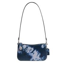 Bolsa de ombro Coach Penn Midnight Navy Leather para mulheres