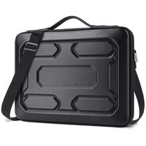 Bolsa de ombro com manga para laptop de 15,6" DOMISO impermeável preta Bolsa de ombro com manga para laptop de 15,6" DOMISO impermeável preta