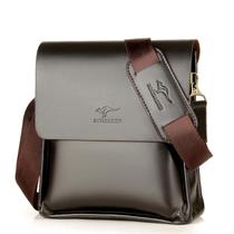 Bolsa De Ombro Crossbody De Couro De Luxo Masculina Canguru Marca Bolsa De Negócios Pequena Bolsa De