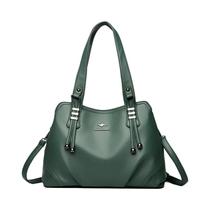 Bolsa De Ombro De Couro Luxuosa Para Mulheres, Designer, 3 Camadas, Bolsa Transversal, Moda 2024
