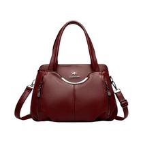 Bolsa De Ombro De Couro Macio Luxuosa Para Mulheres Designer 2024 Alta Qualidade