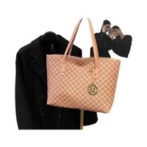 Bolsa De Ombro De Couro PU Estampada De Grande Capacidade E Estilo Para Mulheres, Estudantes