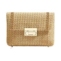 Bolsa De Ombro De Palha Artesanal Feminina, Alta Capacidade, Clutch De Praia Trançada Bolsa De Ombro De Palha Artesanal Feminina, Alta Capacidade, Clutch De Praia Trançada