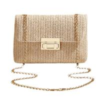 Bolsa De Ombro De Palha Artesanal Feminina, Alta Capacidade, Clutch De Praia Trançada Bolsa De Ombro De Palha Artesanal Feminina, Alta Capacidade, Clutch De Praia Trançada
