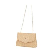 Bolsa De Ombro De Palha Estilo Coreano Feminina Com Camélia Fresca, Moderna E Na Moda
